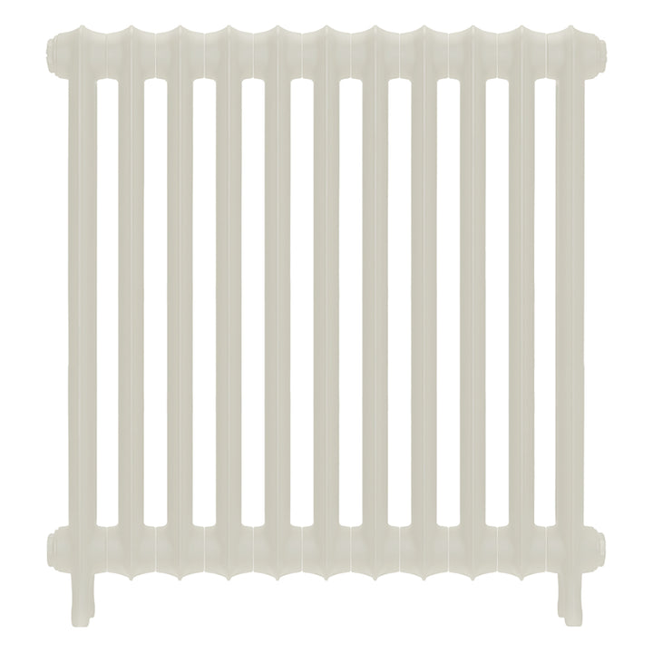 Emmeline II - Chalk White Cast Iron Column Radiator H813mm x W762mm 2 Column - Wall Hung