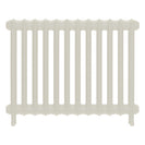 Emmeline II - Chalk White Cast Iron Column Radiator H613mm x W828mm 2 Column - Wall Hung