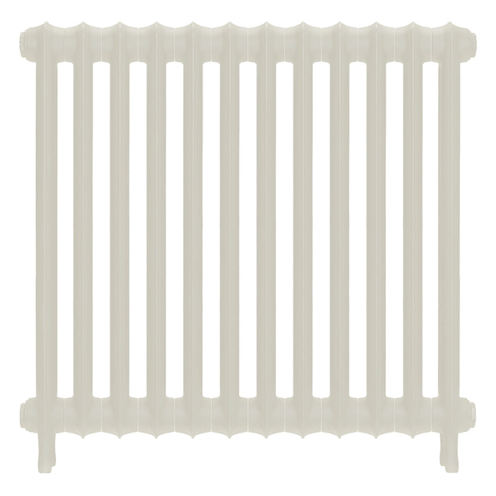 Emmeline II - Chalk White Cast Iron Column Radiator H813mm x W828mm 2 Column - Wall Hung