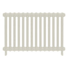 Emmeline II - Chalk White Cast Iron Column Radiator H613mm x W961mm 2 Column - Wall Hung