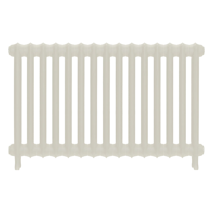 Emmeline II - Chalk White Cast Iron Column Radiator H613mm x W1028mm 2 Column - Wall Hung