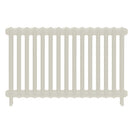 Emmeline II - Chalk White Cast Iron Column Radiator H613mm x W1028mm 2 Column - Wall Hung