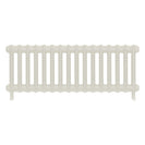 Emmeline II - Chalk White Cast Iron Column Radiator H413mm x W1094mm 2 Column - Wall Hung