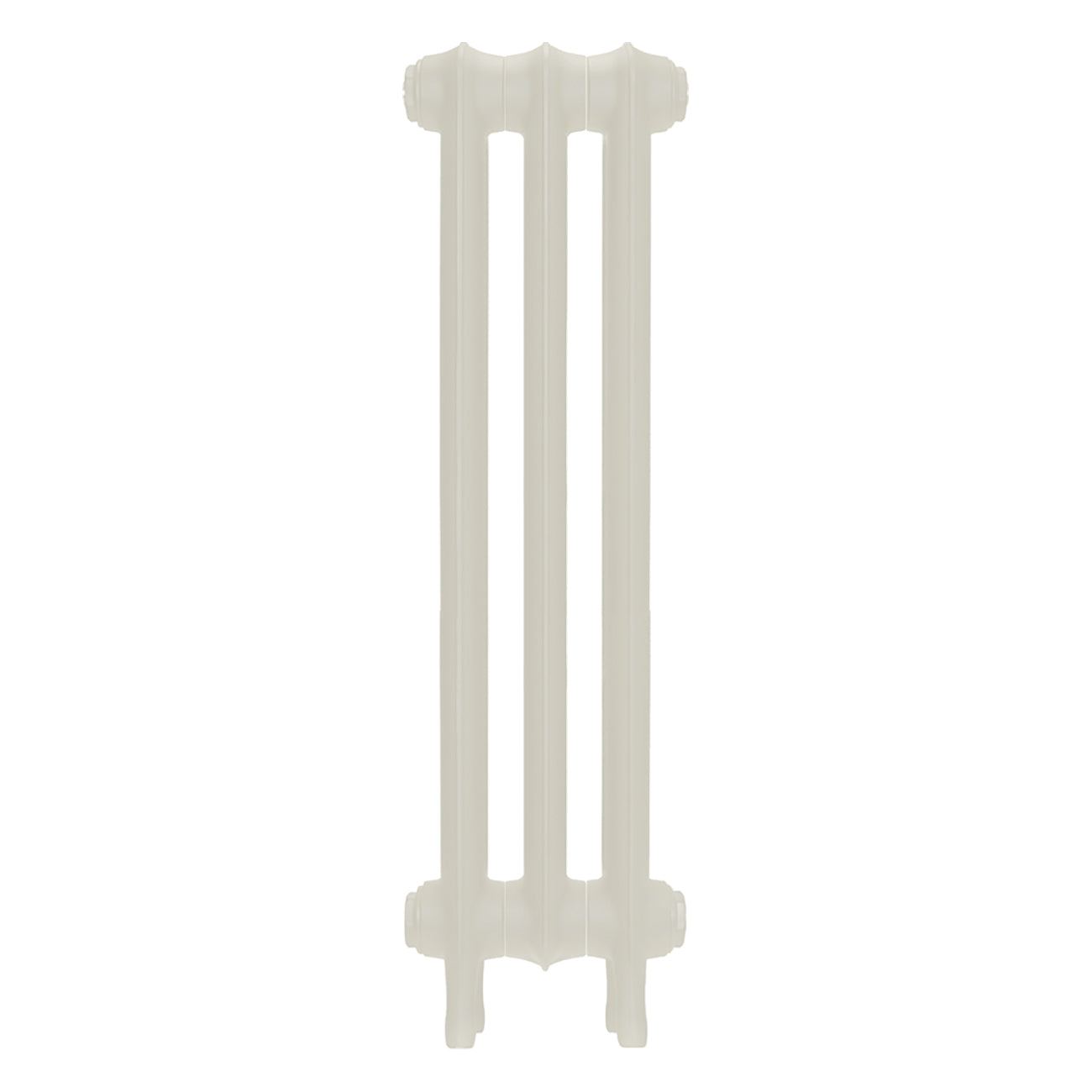 Emmeline II - Chalk White Cast Iron Column Radiator H813mm x W230mm 2 Column - Wall Hung