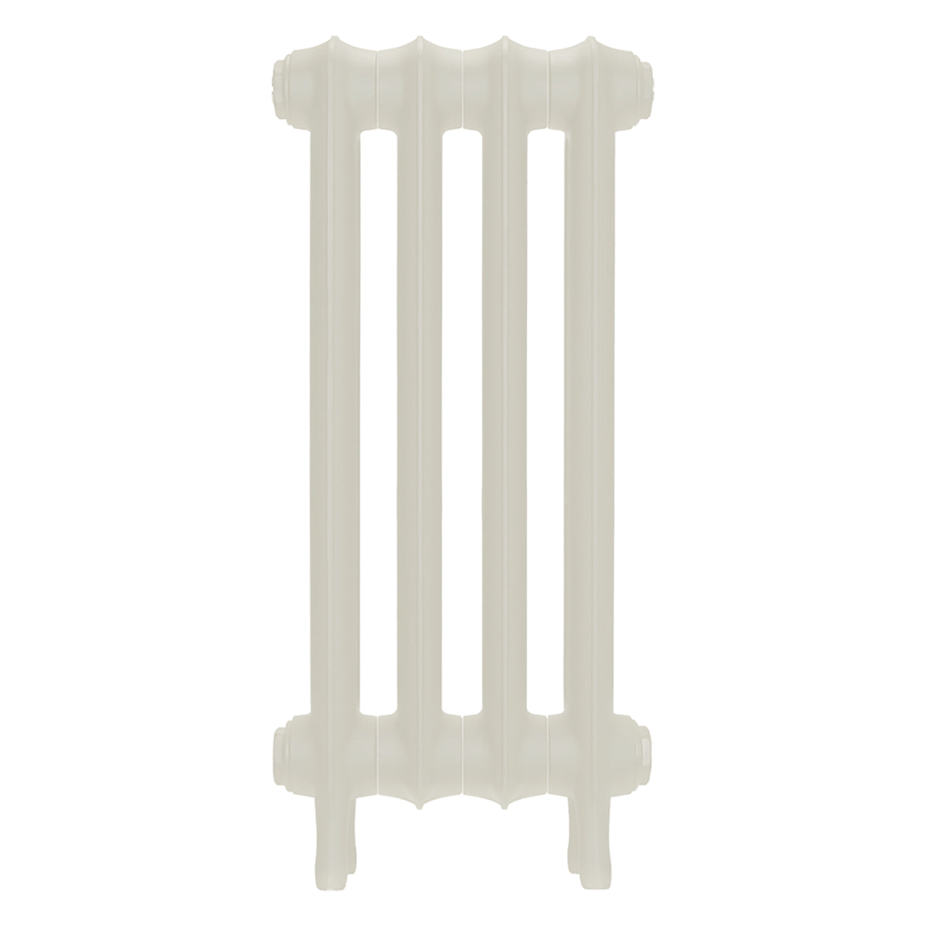 Emmeline II - Chalk White Cast Iron Column Radiator H613mm x W296mm 2 Column - Wall Hung