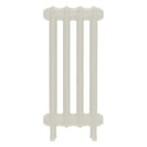 Emmeline II - Chalk White Cast Iron Column Radiator H613mm x W296mm 2 Column - Wall Hung