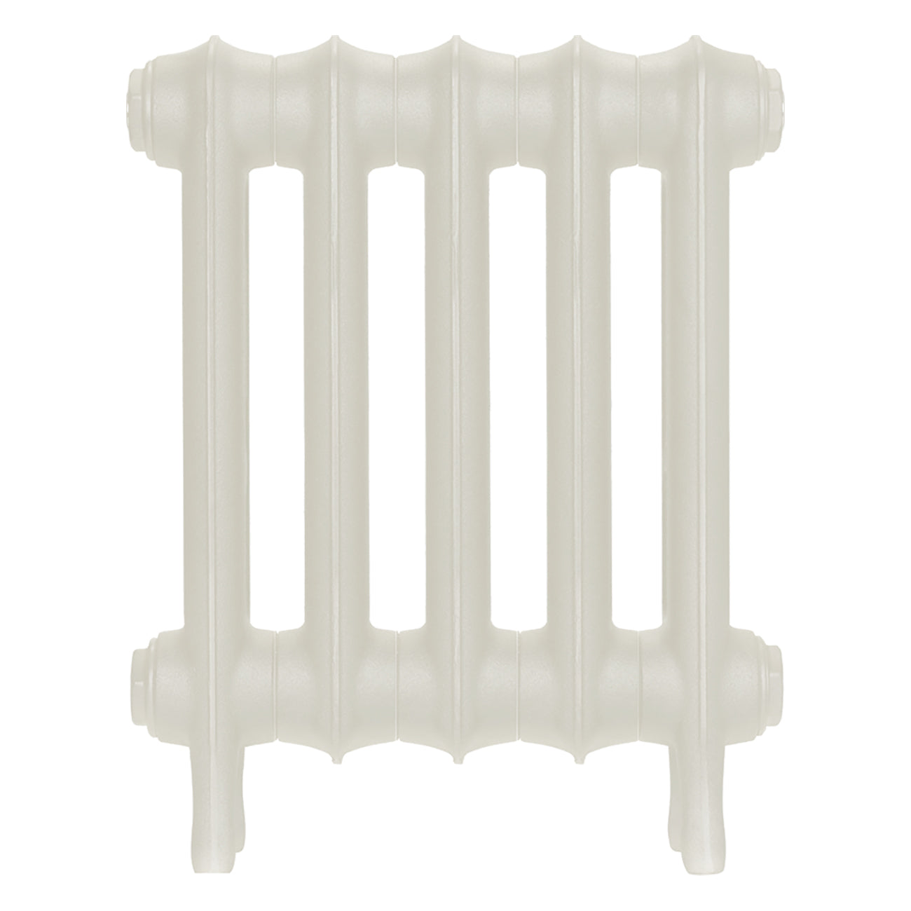 Emmeline II - Chalk White Cast Iron Column Radiator H413mm x W363mm 2 Column - Wall Hung