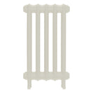 Emmeline II - Chalk White Cast Iron Column Radiator H613mm x W363mm 2 Column - Wall Hung