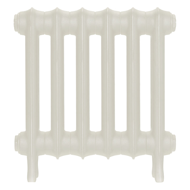 Emmeline II - Chalk White Cast Iron Column Radiator H413mm x W429mm 2 Column - Wall Hung