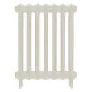 Emmeline II - Chalk White Cast Iron Column Radiator H613mm x W496mm 2 Column - Wall Hung