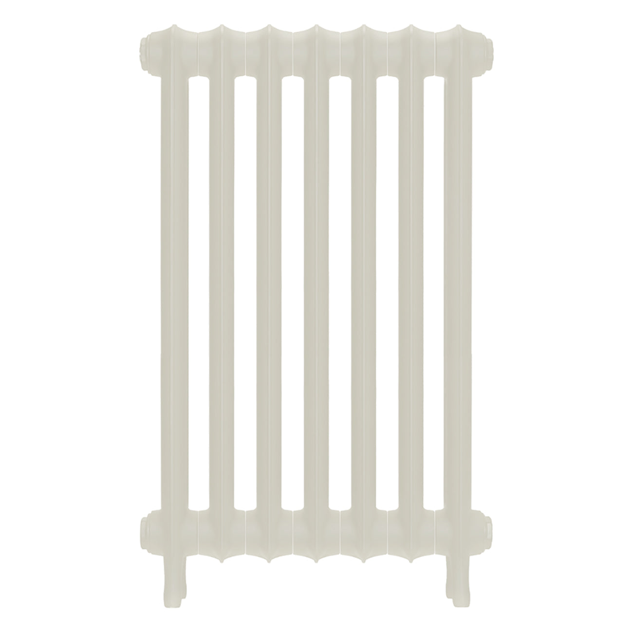 Emmeline II - Chalk White Cast Iron Column Radiator H813mm x W496mm 2 Column - Wall Hung