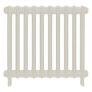 Emmeline III - Chalk White Cast Iron Column Radiator H616mm x W695mm 3 Column - Wall Hung