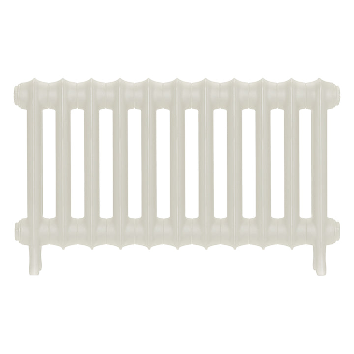 Emmeline III - Chalk White Cast Iron Column Radiator H416mm x W762mm 3 Column - Wall Hung