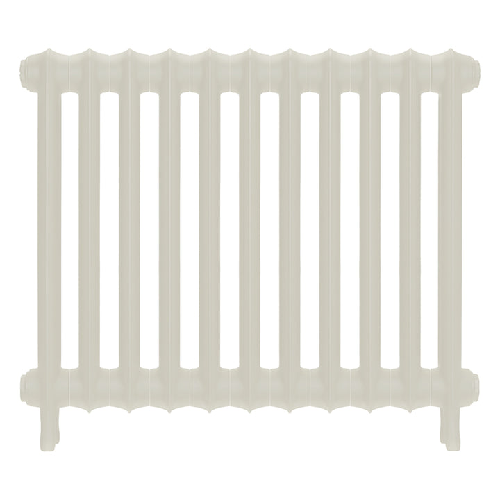Emmeline III - Chalk White Cast Iron Column Radiator H616mm x W762mm 3 Column - Wall Hung
