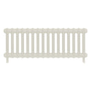Emmeline III - Chalk White Cast Iron Column Radiator H416mm x W1094mm 3 Column - Wall Hung