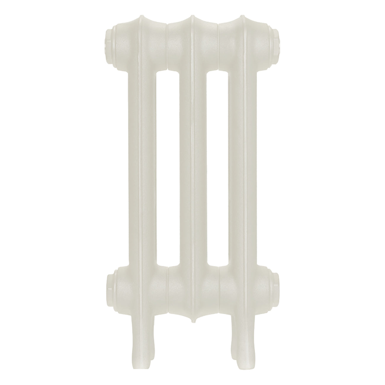 Emmeline III - Chalk White Cast Iron Column Radiator H416mm x W230mm 3 Column - Wall Hung