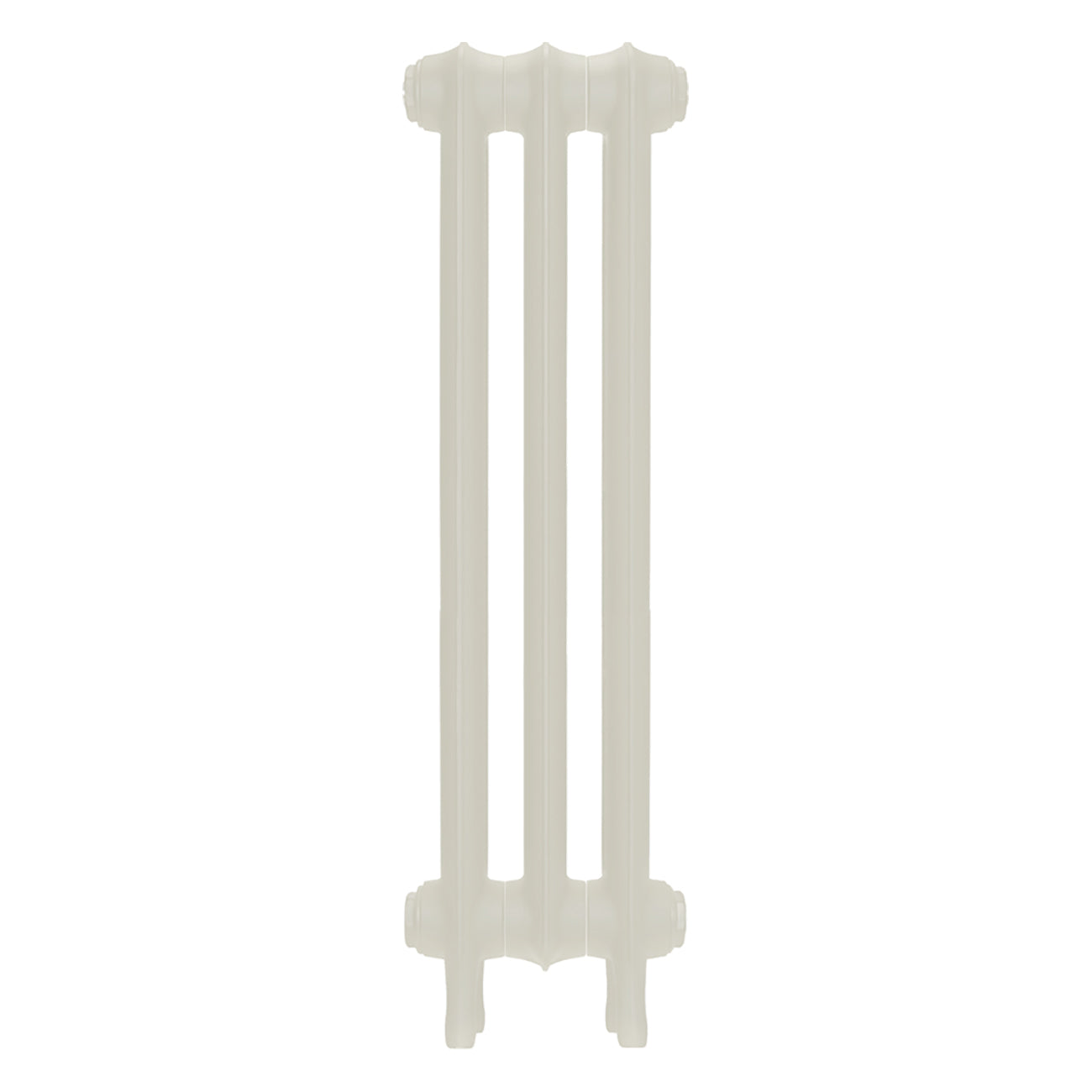 Emmeline III - Chalk White Cast Iron Column Radiator H816mm x W230mm 3 Column - Wall Hung
