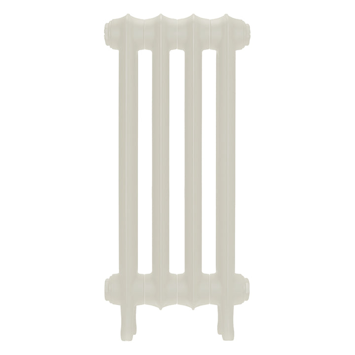 Emmeline III - Chalk White Cast Iron Column Radiator H616mm x W296mm 3 Column - Wall Hung