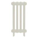 Emmeline III - Chalk White Cast Iron Column Radiator H616mm x W296mm 3 Column - Wall Hung