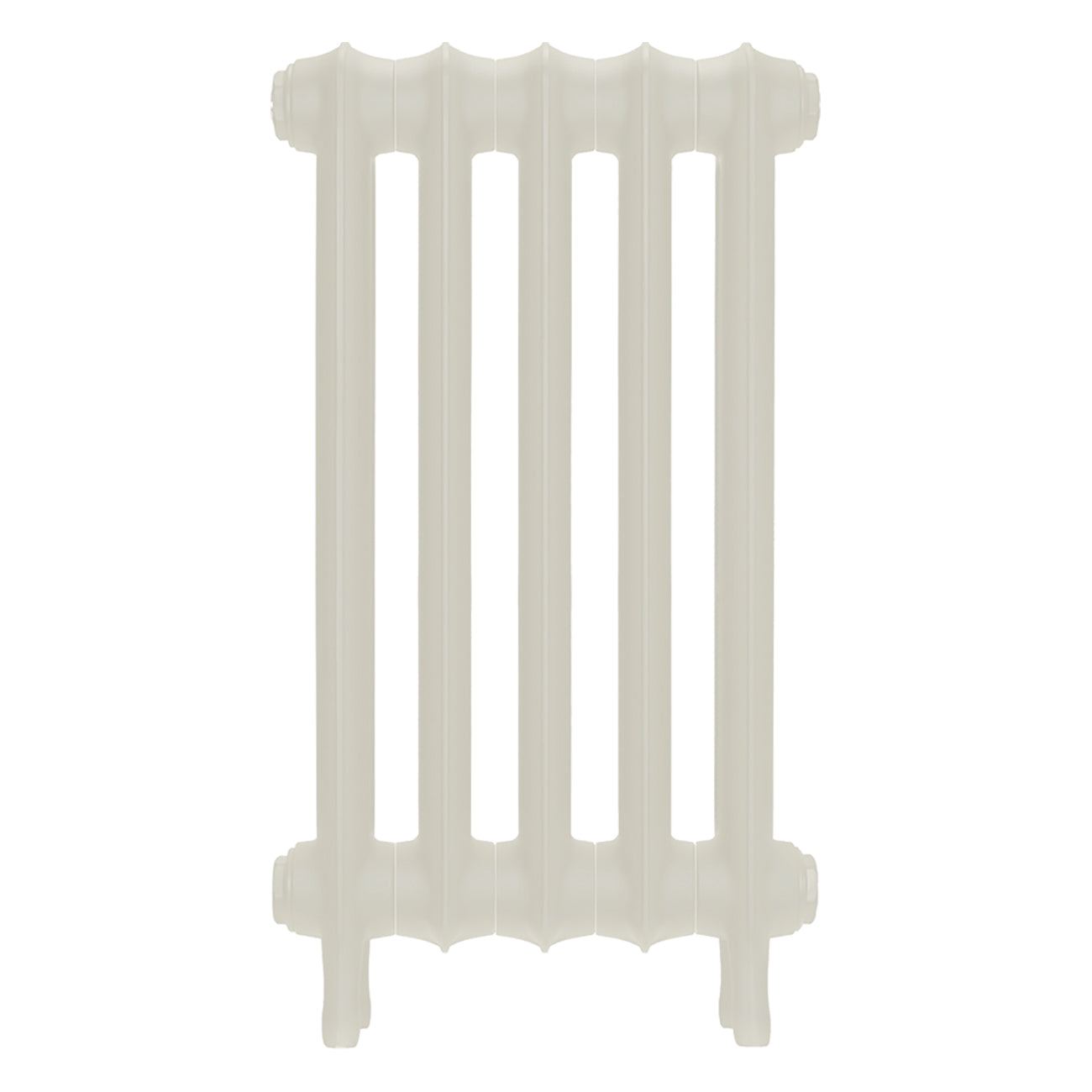 Emmeline III - Chalk White Cast Iron Column Radiator H616mm x W363mm 3 Column - Wall Hung