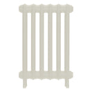 Emmeline III - Chalk White Cast Iron Column Radiator H616mm x W429mm 3 Column - Wall Hung