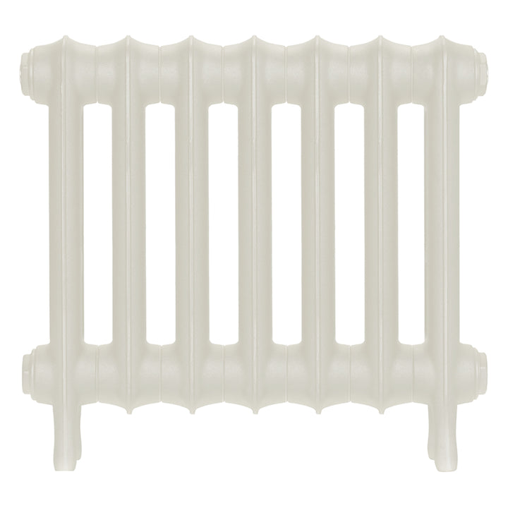 Emmeline III - Chalk White Cast Iron Column Radiator H416mm x W496mm 3 Column - Wall Hung