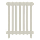 Emmeline III - Chalk White Cast Iron Column Radiator H616mm x W496mm 3 Column - Wall Hung