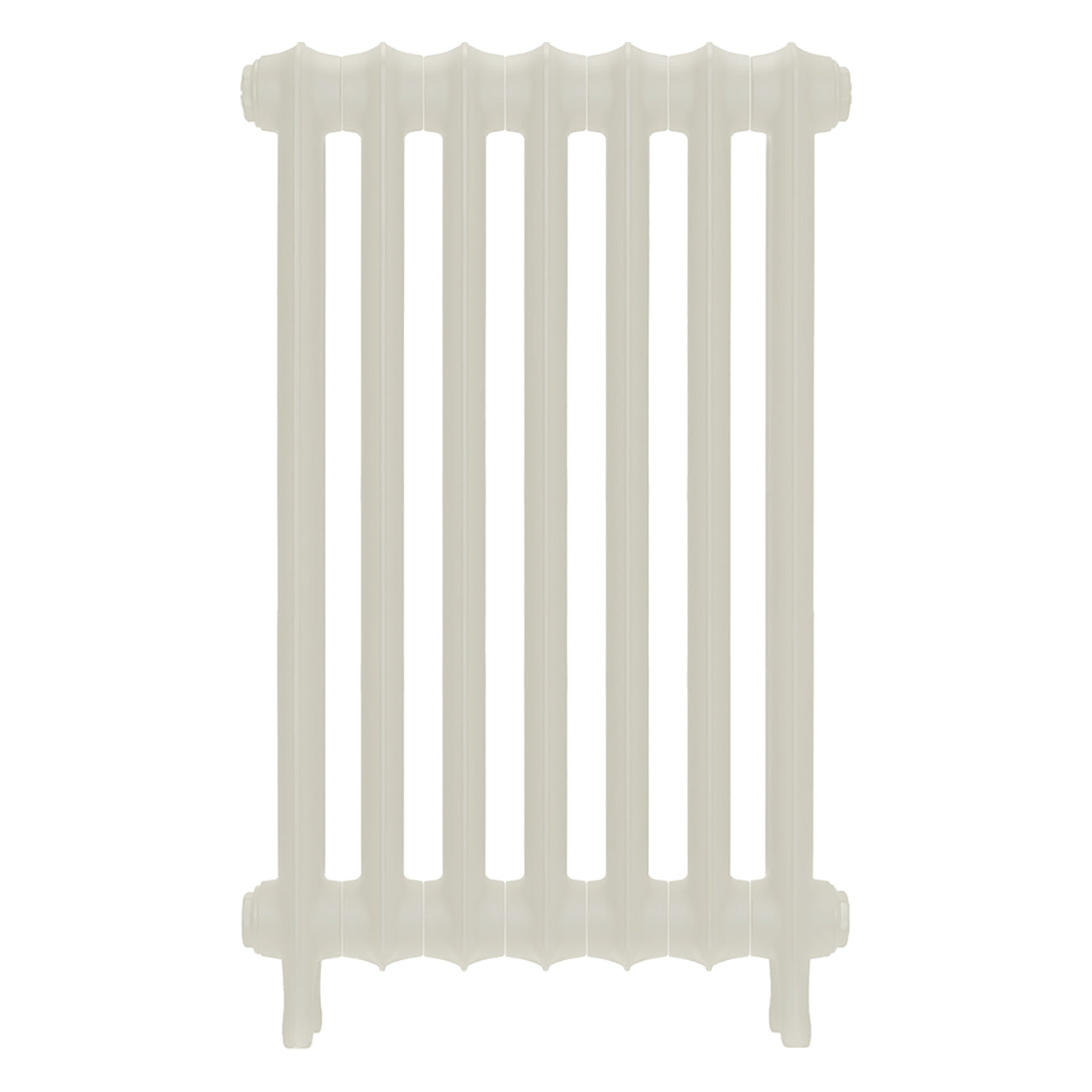 Emmeline III - Chalk White Cast Iron Column Radiator H816mm x W496mm 3 Column - Wall Hung