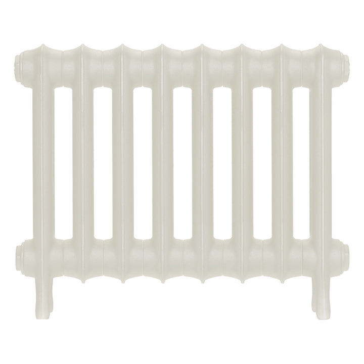Emmeline III - Chalk White Cast Iron Column Radiator H416mm x W562mm 3 Column - Wall Hung