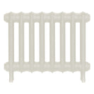Emmeline III - Chalk White Cast Iron Column Radiator H416mm x W562mm 3 Column - Wall Hung