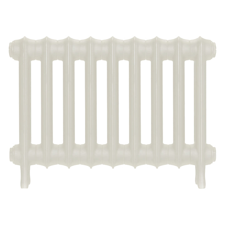 Emmeline III - Chalk White Cast Iron Column Radiator H416mm x W629mm 3 Column - Wall Hung