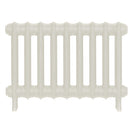 Emmeline III - Chalk White Cast Iron Column Radiator H416mm x W629mm 3 Column - Wall Hung