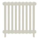 Emmeline III - Chalk White Cast Iron Column Radiator H616mm x W629mm 3 Column - Wall Hung