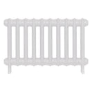 Emmeline I - Ceramic White Cast Iron Column Radiator H407mm x W695mm 1 Column - Wall Hung