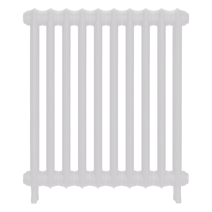 Emmeline I - Ceramic White Cast Iron Column Radiator H807mm x W695mm 1 Column - Wall Hung