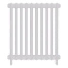 Emmeline I - Ceramic White Cast Iron Column Radiator H807mm x W695mm 1 Column - Wall Hung
