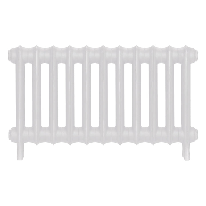 Emmeline I - Ceramic White Cast Iron Column Radiator H407mm x W762mm 1 Column - Wall Hung