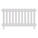 Emmeline I - Ceramic White Cast Iron Column Radiator H407mm x W762mm 1 Column - Wall Hung