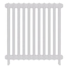 Emmeline I - Ceramic White Cast Iron Column Radiator H807mm x W762mm 1 Column - Wall Hung