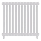 Emmeline I - Ceramic White Cast Iron Column Radiator H807mm x W828mm 1 Column - Wall Hung