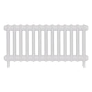 Emmeline I - Ceramic White Cast Iron Column Radiator H407mm x W895mm 1 Column - Wall Hung