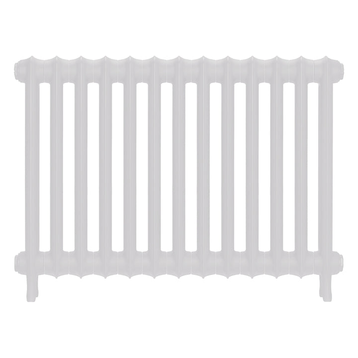 Emmeline I - Ceramic White Cast Iron Column Radiator H607mm x W895mm 1 Column - Wall Hung