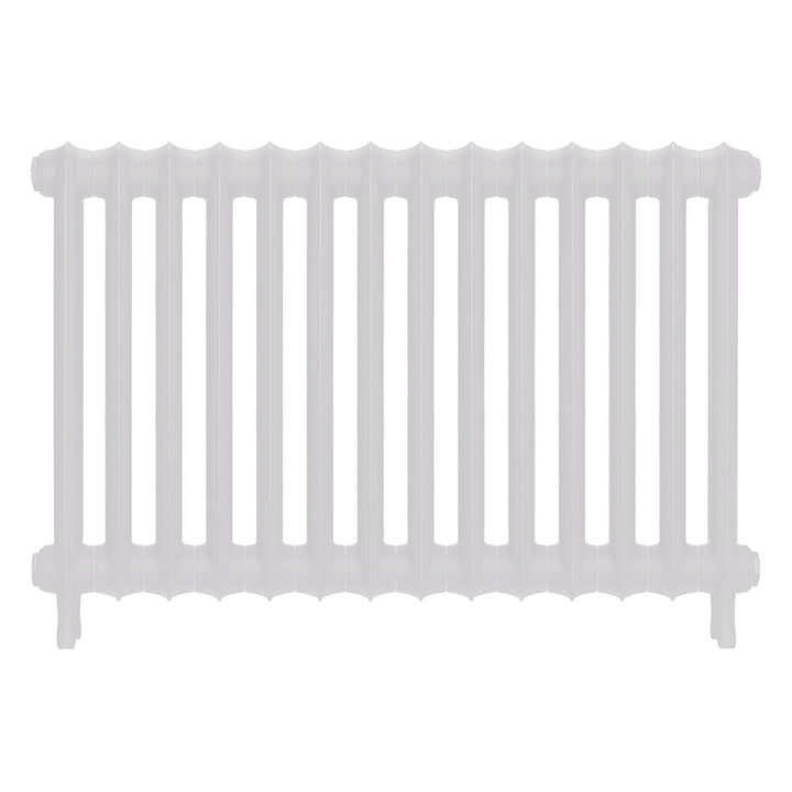 Emmeline I - Ceramic White Cast Iron Column Radiator H607mm x W961mm 1 Column - Wall Hung