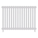 Emmeline I - Ceramic White Cast Iron Column Radiator H807mm x W1094mm 1 Column - Wall Hung