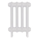 Emmeline I - Ceramic White Cast Iron Column Radiator H407mm x W296mm 1 Column - Wall Hung