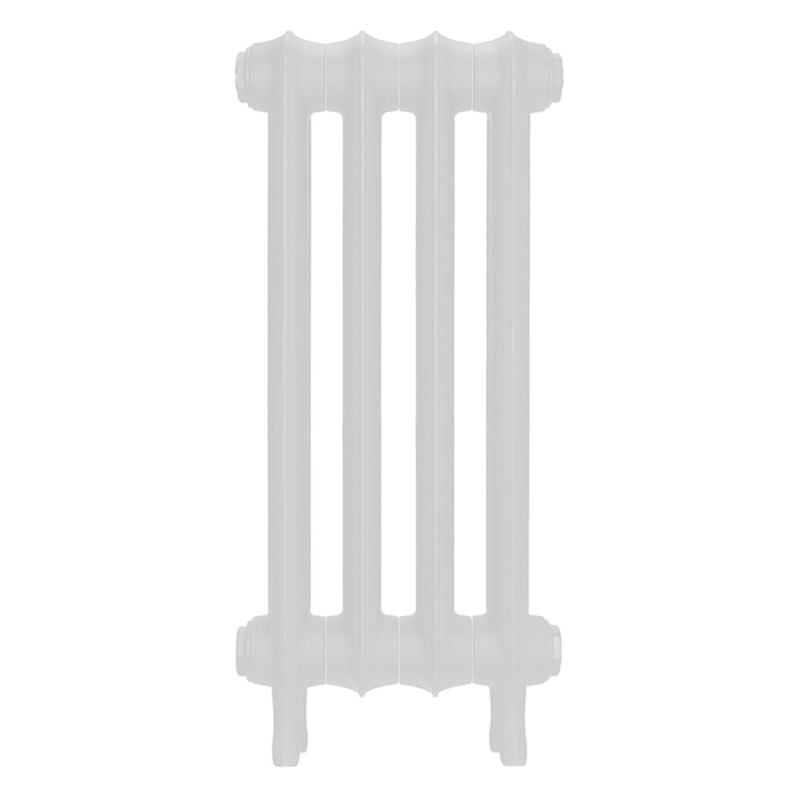 Emmeline I - Ceramic White Cast Iron Column Radiator H607mm x W296mm 1 Column - Wall Hung
