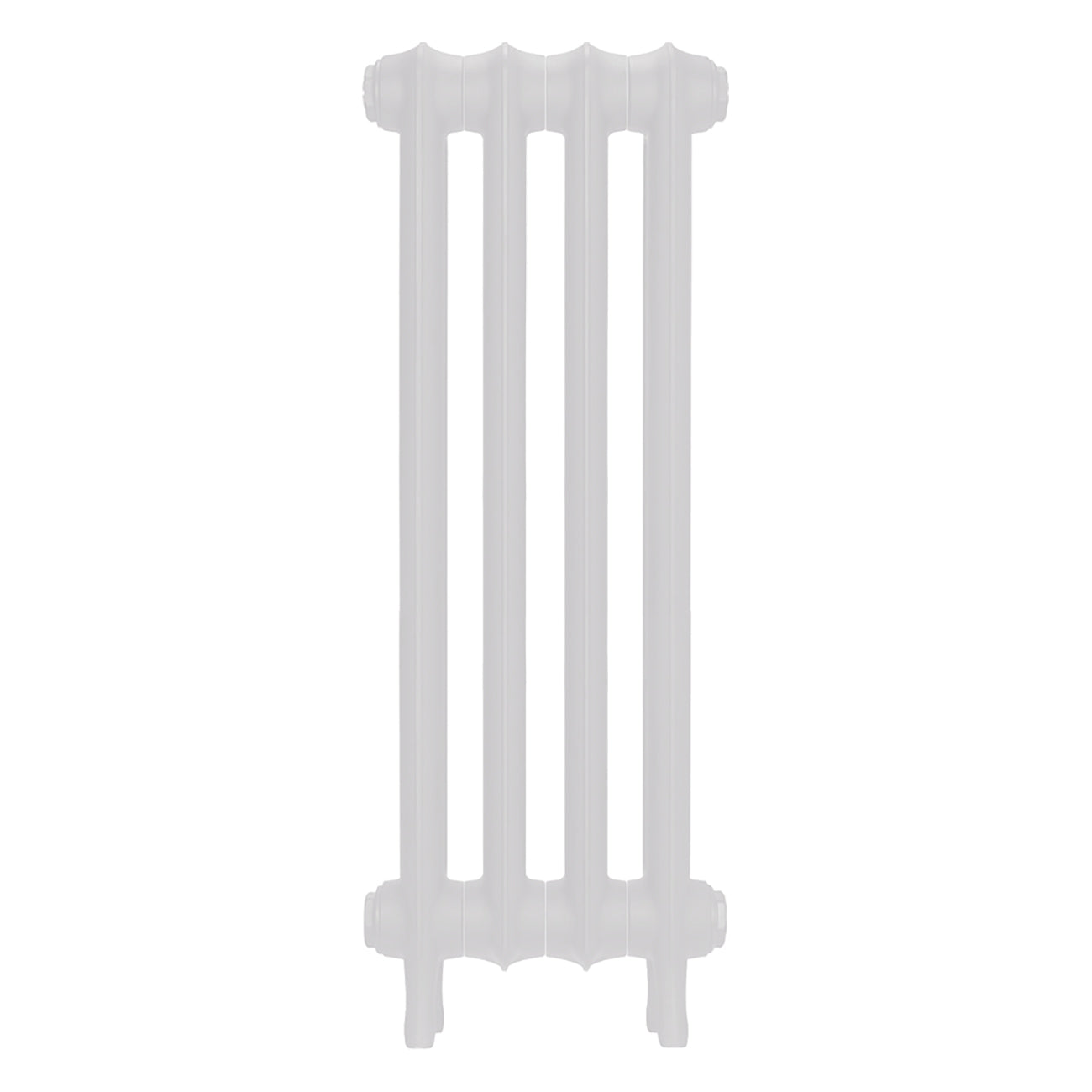 Emmeline I - Ceramic White Cast Iron Column Radiator H807mm x W296mm 1 Column - Wall Hung
