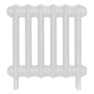 Emmeline I - Ceramic White Cast Iron Column Radiator H407mm x W429mm 1 Column - Wall Hung