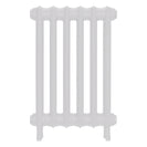Emmeline I - Ceramic White Cast Iron Column Radiator H607mm x W429mm 1 Column - Wall Hung