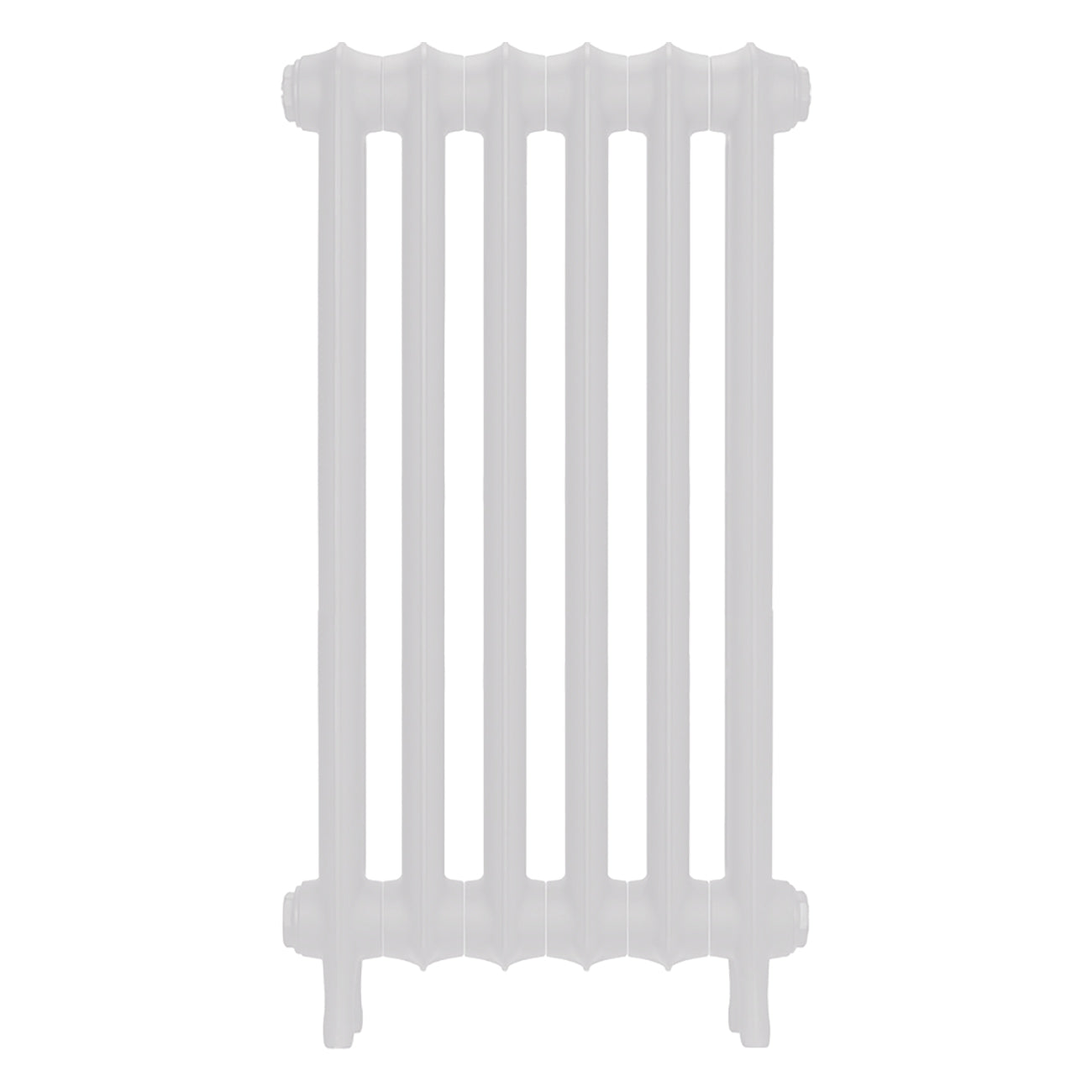 Emmeline I - Ceramic White Cast Iron Column Radiator H807mm x W429mm 1 Column - Wall Hung